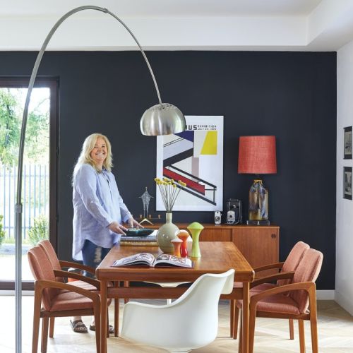 jadalnia mid-century modern