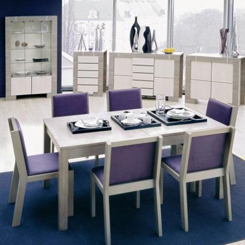 Jadalnia Modern: intarsjowany stół z litego drewna - 799 zł. VOX INDUSTRIE