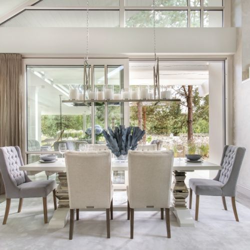 jadalnia w stylu hamptons