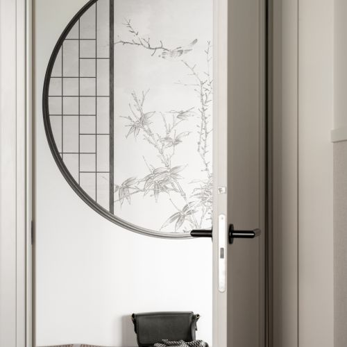 przedpokój w stylu japandi