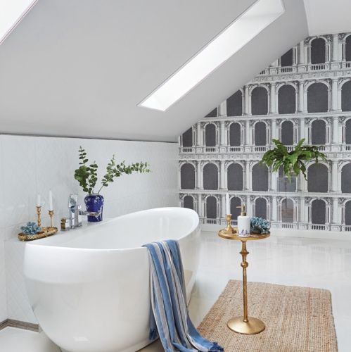 łazienka na poddaszu