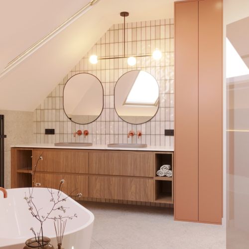 łazienki na poddaszu