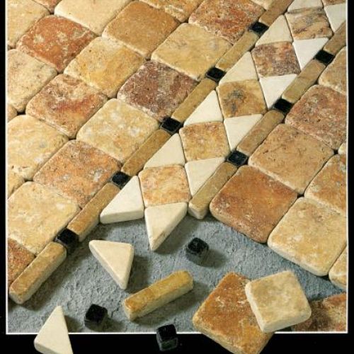 Jak z rzymskiego patio. RUSTICO. Kolorowy kamień