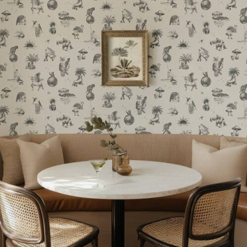 przytulny kącik jadalniany tzw. dining nook