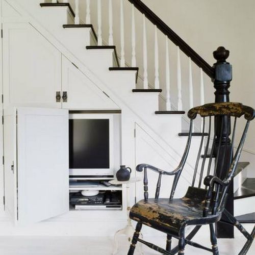 jak zaaranżować miejsce pod schodami