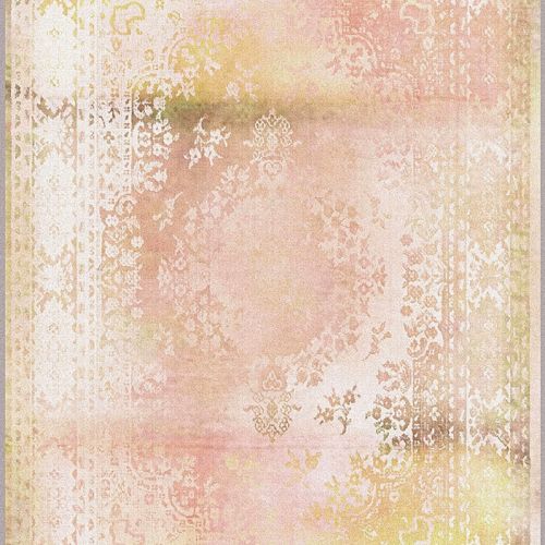 dywan orientalny różowy