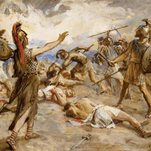 Jan Styka- Pallas Atena nakazująca pokój , cw 16 000 zł, OSTOYA