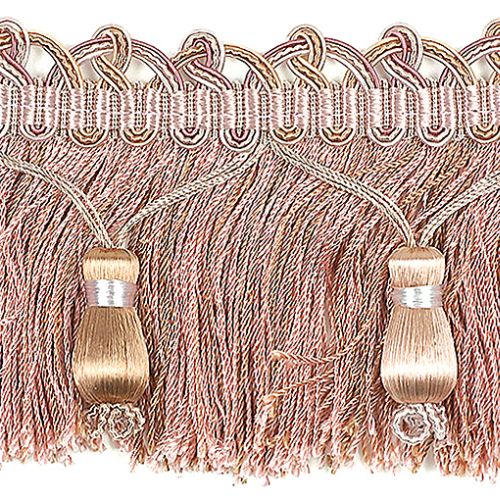 Jedwabna listwa z frędzlami, do wyboru także w błękitach i zieleniach, HOULÈS