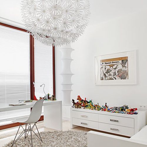 Jest prosto i nowocześnie, a wszelkie ozdobniki wyglądaja bardzo subtelnie.