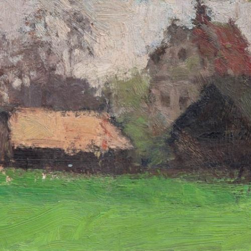 Józef Panfil, Bez tytułu , 1992 r. Przez uchylone drzwi