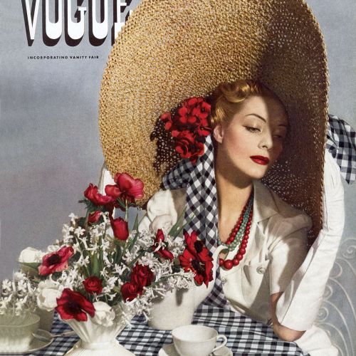 Modelka Helen Bennett na okładce amerykańskiego Vogue’a , 1938 r.