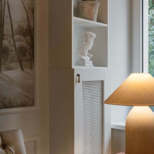 kaszmirowy gabinet wystrój wnętrza