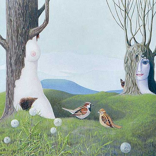 Kazimierz Mikulski Widok z mojego okna , 1977 r., Muzeum Narodowe w Krakowie.