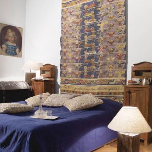 Kilim zaprojektowany przez dziadka utkali górale w 1933 roku.- Jak byłam dzieckiem wisiał w moim