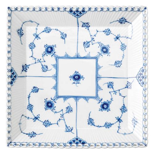 Kobaltowy talerz ROYAL COPENHAGEN. Talerze do dekoracji