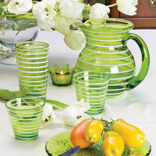 Kolekcja Milky. Cena szklanki - od 44 zł, za dwulitrowy dzbanek zapłacimy 168 zł. VILLA ITALIA