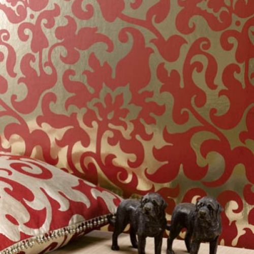 Kolekcja tapet i tkanin Fougeres - projekt Nina Campbell.