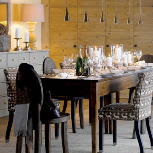 Trochę sosny, kolorowe dodatki, rustykalne meble, gdzieniegdzie wiklinowe drobiazgi i piękne tkaniny.