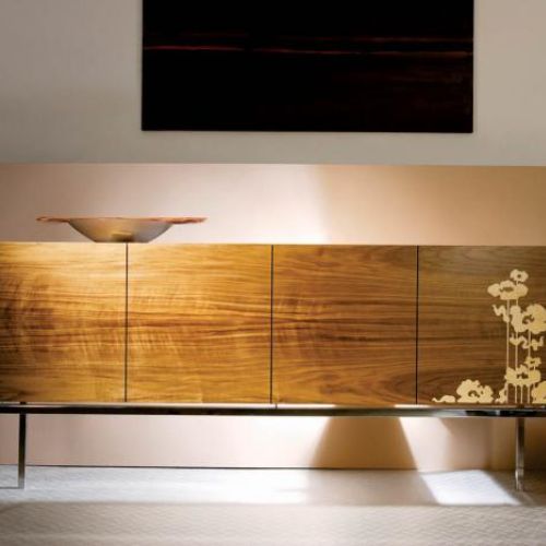 Komoda Ara Noce firmy PROFAP. Meble intarsjowane i inkrustowane