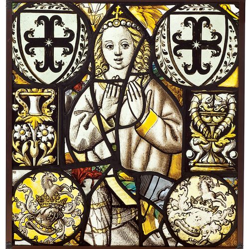 Kompozycja pięciu witraży gabinetowych, Nadrenia, XVI-XVII w.