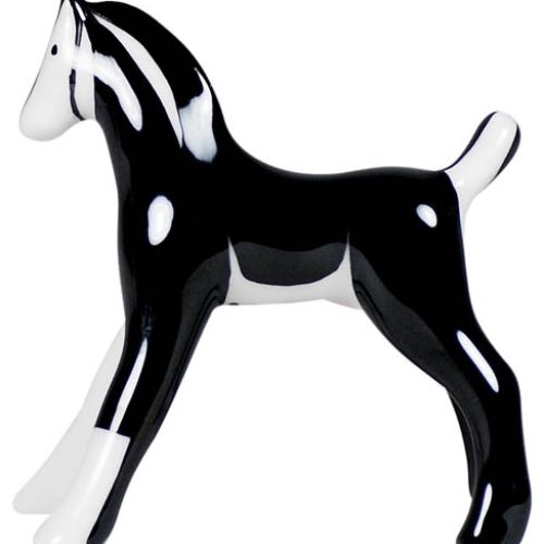 Konik, proj. Z. Kosicka, 1953 r. Towarzystwo z porcelany