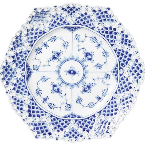 Koronkowy talerz - Blue Fluted Full Lace. ROYAL COPENHAGEN