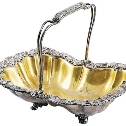 Kosz z 1845 r., od J. Frageta. Platery – srebro dla wszystkich