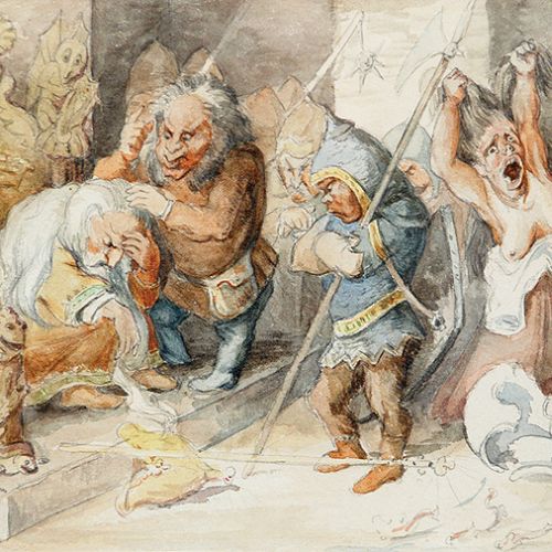 Król Troli , rok nieznany, 142. Aukcja Sztuki Dawnej i Antyków, z dn. 25.02.2009, REMPEX