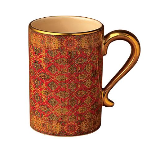 Kubek ceramiczny z zestawu Tabriz. Smoki i ważki na stół