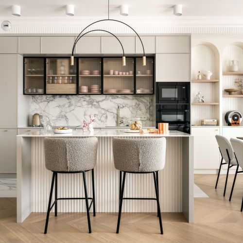 kuchnia kaszmirowa z czarnym