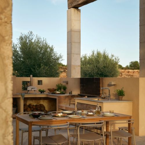 aranżacja kuchni ogrodowej