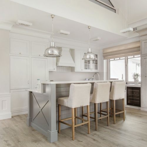 kuchnia w stylu hamptons