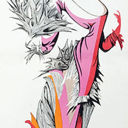 Lalka, 1968 r. Desa Unicum. Przy sztalugach i na scenie