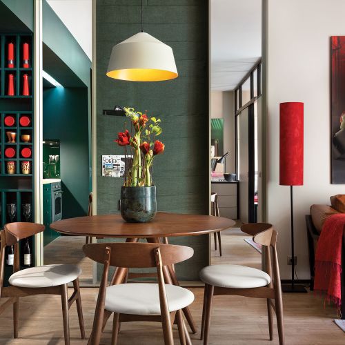 Kontrastowe mieszkanie dla singla