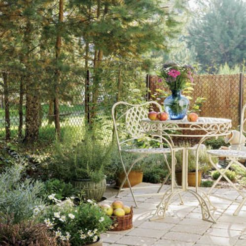 Las jest naturalny, trochę dziki, taki nieuczesany. Z przodu poletko lawendy, a od południa drzewa.