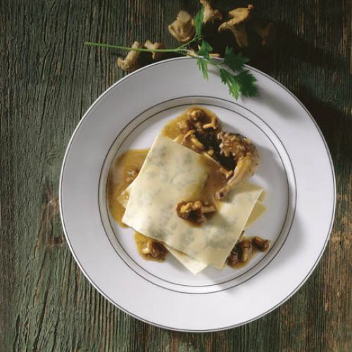Lasagne z przepiórką. Leśne przysmaki