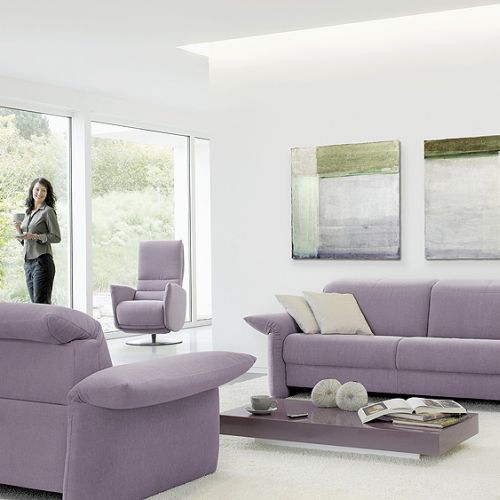 Lawendowa Zelos, Xofa. Kanapa na każdą okazję