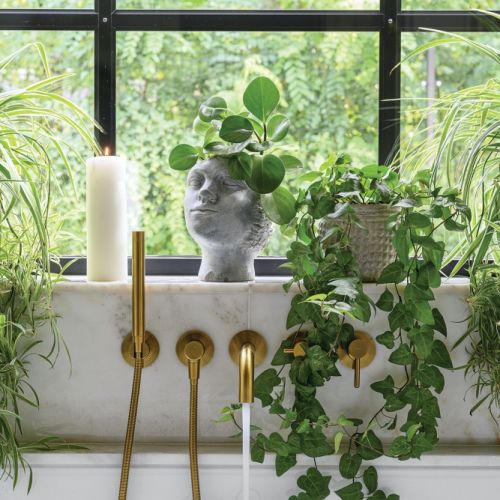 łazienka w stylu farmhouse