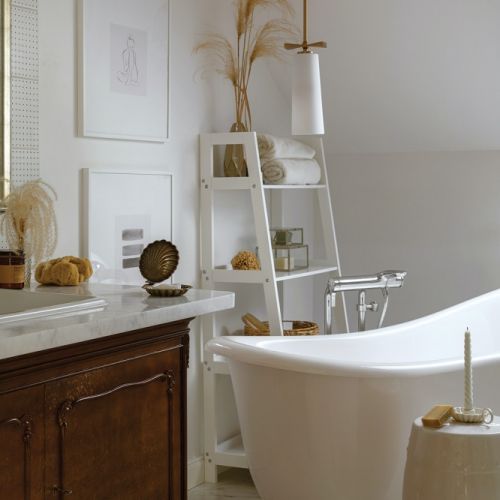 styl modern country łazienka