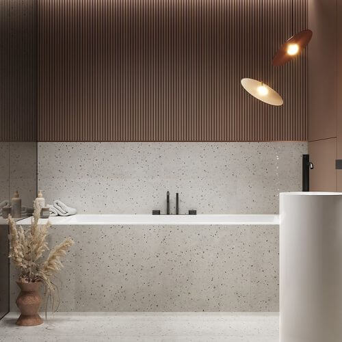 łazienka w stylu modern organic