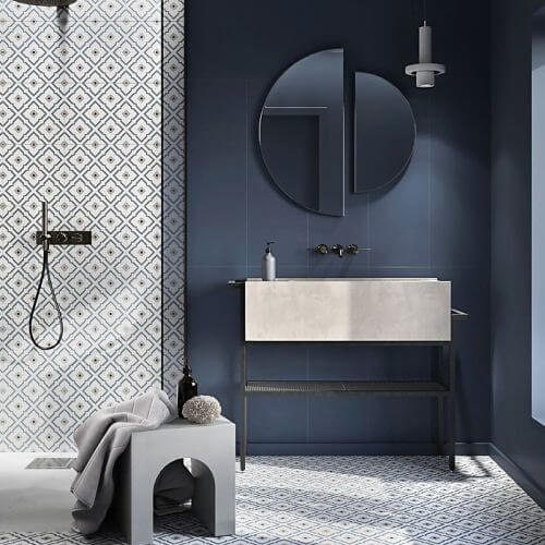 łazienka w stylu modern organic