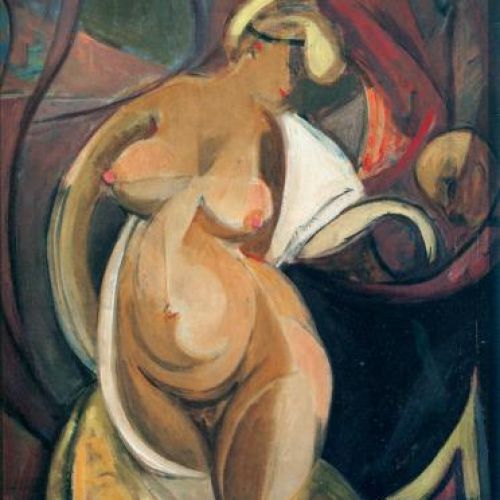 Leon Chwistek Akt kobiecy , 1919 r., Muzeum Narodowe w Warszawie.