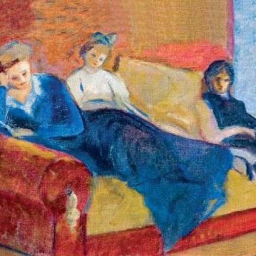 Leon Chwistek Lektura poobiednia , ok. 1919 r., cw 35 000 zł, cs 46 000 zł, AGRA-ART.