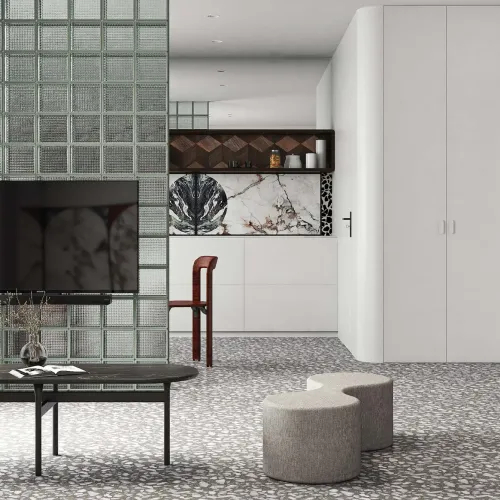 ścianka działowa z luksferów