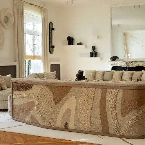 luksusowy apartament w Paryżu projektu Stéphanie Coutas