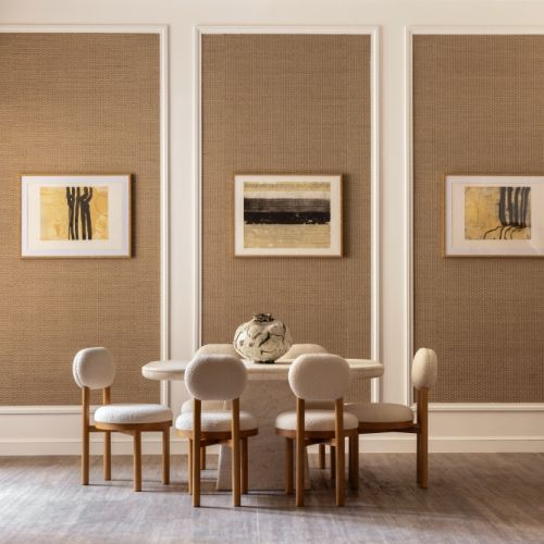 jadalnia w luksusowym apartamencie w Paryżu projektu Stephanie Coutas