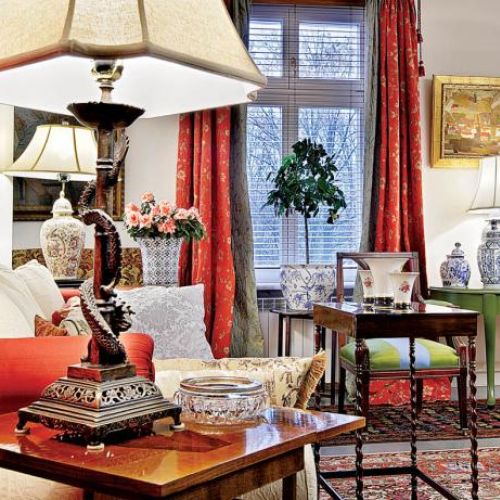 Magia wzorów. Łazienka, tkaniny, kuchnia, sypialnia, mieszkanie, kolekcja, salon, barok