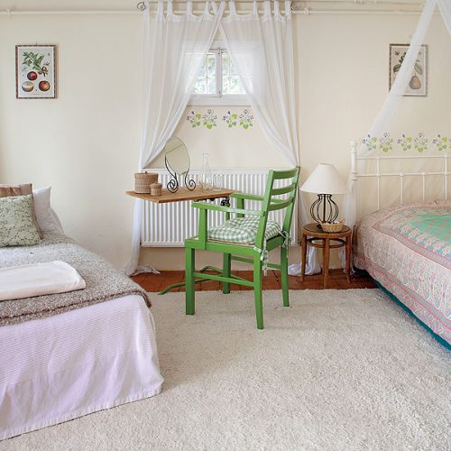 Wiosenne kwiaty - szablon do malowania