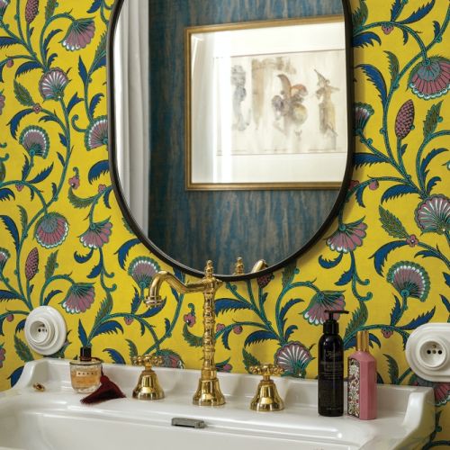 maksymalizm we wnętrzach łazienka