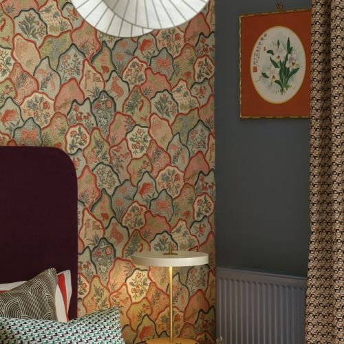 maksymalizm we wnętrzach sypialnia